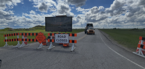 North Service Road Closure 
